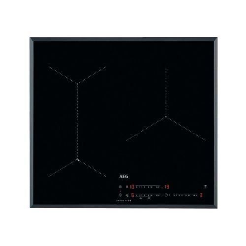 Plaque vitrocéramique AEG IAE63421CB 3 zones de cuisson tactile arrêt automatique