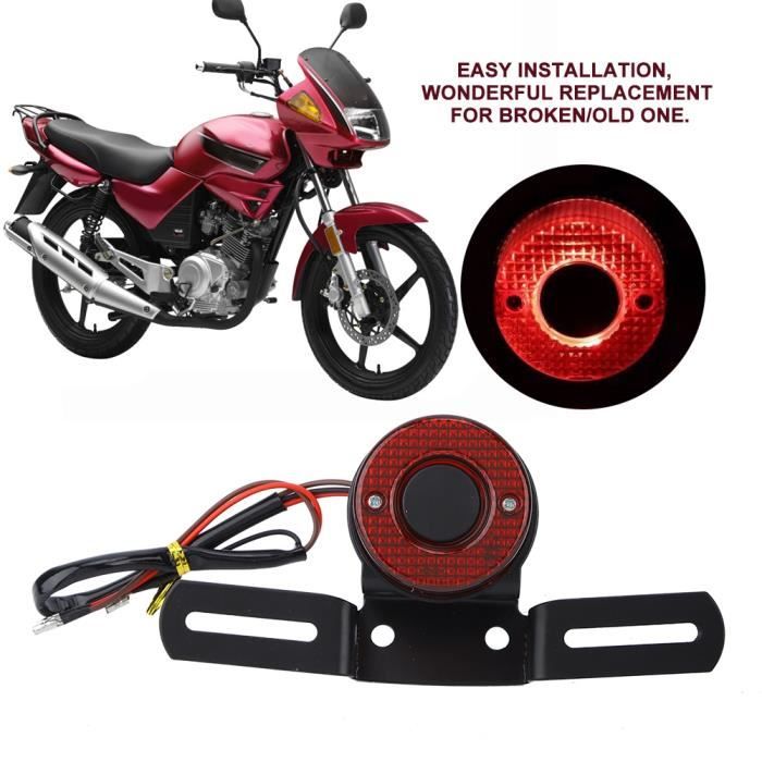 lampada faro moto, Yctze 5 lampada faro moto per moto faro giallo faro moto tipo scrambler amarillo faro cafe racer moto faro giallo per moto faro giallo foc (bianco, ambra