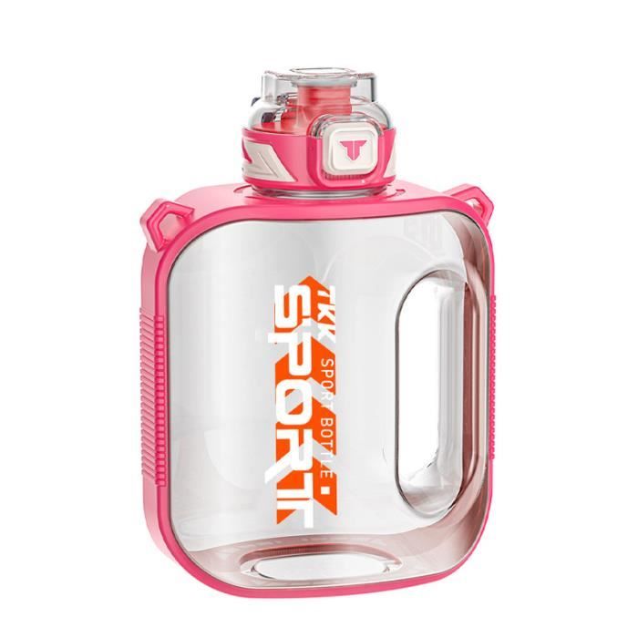 Bouteille d'Eau 2 L avec Marqueur et Paille, Grande Capacité, Bouteille d'Eau avec Poignée, Réutilisable et Étanche, Pichet d'Eau pour Randonnée, Voyage, Sports de Plein Air, Gym, Mise en Forme Bouteille d'Eau 2 L avec Marqueur et Paille, Grande Capacité, Bouteille d'Eau avec Poignée, Réutilisable et Étanche, Pichet d'Eau pour Randonnée, Voyage, Sports de Plein Air, Gym, Mise en Forme