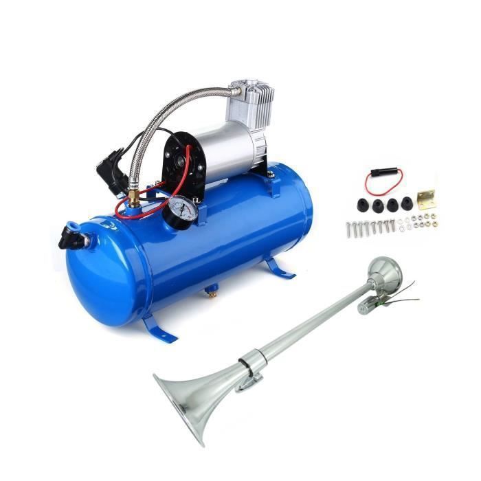 Klaxon à Air Double 12V - Puissance 139 DB - Pour Voiture, Camion, Bateau - Neuf