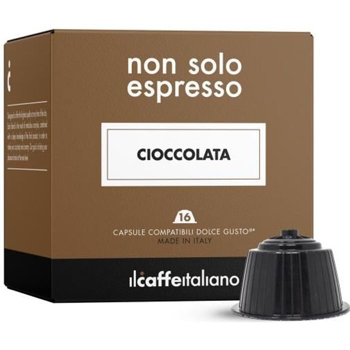 48 capsules compatible Nescafé Dolce Gusto - Chocolat - Il Caffè Italiano -  Cdiscount Au quotidien