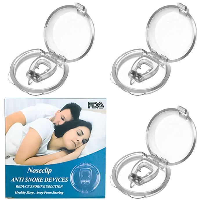 Filtre Nasal Anti-ronflement En Silicone - Traitement Naturel Apnée Sommeil - Neuf