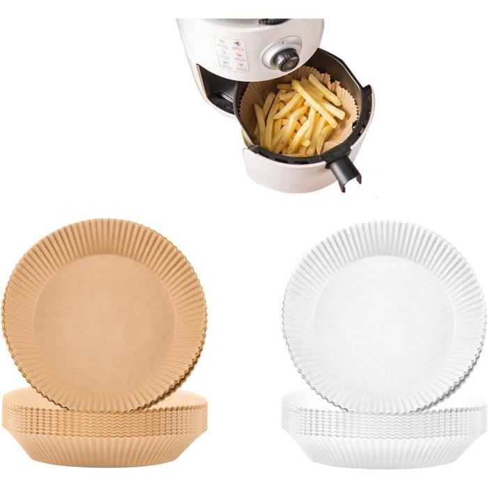 Lot De 120 Feuilles De Papier Sulfurisé Pour Friteuse à Air - 5,5 X 8,1 Pouces - Perforé Antiadhésif - Compatible Ninja Foodi Et Autres
