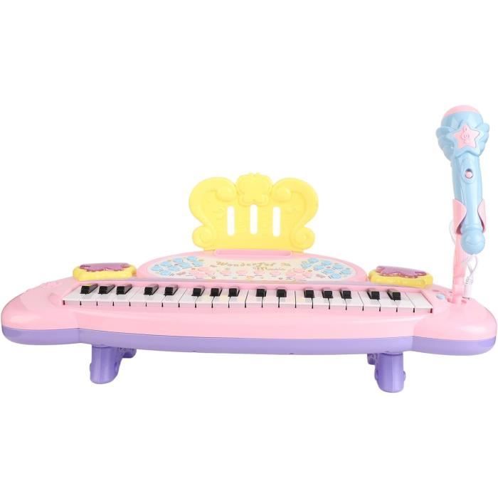Jouet Piano pour Filles, Jouets de Clavier de Piano Musical Enfant en Bas  âge pour 3 Ans - 24 Touches, Rose - Cdiscount Instruments de musique