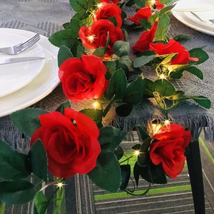 Guirlande lumineuse à LED, 1 pièce, Bouquet de fleurs, lumineux