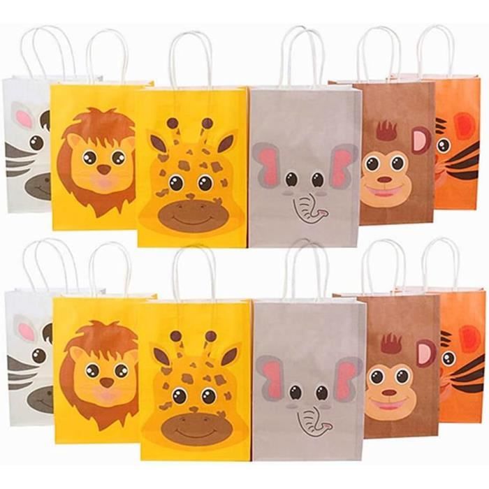Lot De 12 Sacs Cadeaux En Papier Kraft Avec Poignées, Sacs Cadeaux En Papier Kraft Avec Poignees Sacs Cadeaux En Papier Vache Sacs A Bijoux Sacs Demballage Cadeau 86194934