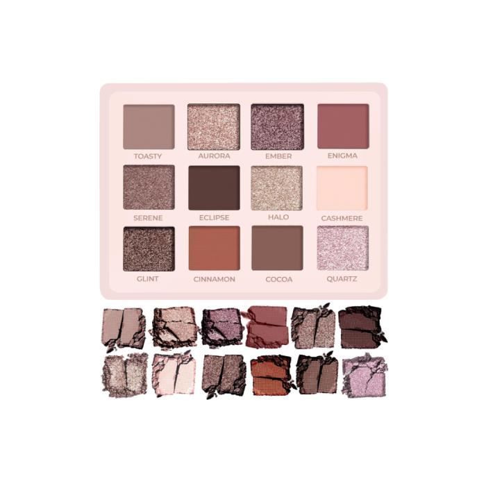age 12 nude Fard a Paupiere Palette Maquillage Yeux - Nude 12 Couleurs Shimmer Mat  Ultra Pigmenté Ombre a Paupiere - Végétalienne & Sans Cruauté - Cdiscount  Au quotidien