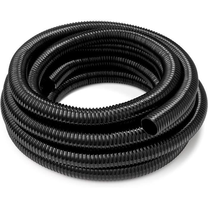 Tuyau Spiralé Flexible 38mm X 20m Pour Bassin Et Cascade - PVC Résistant