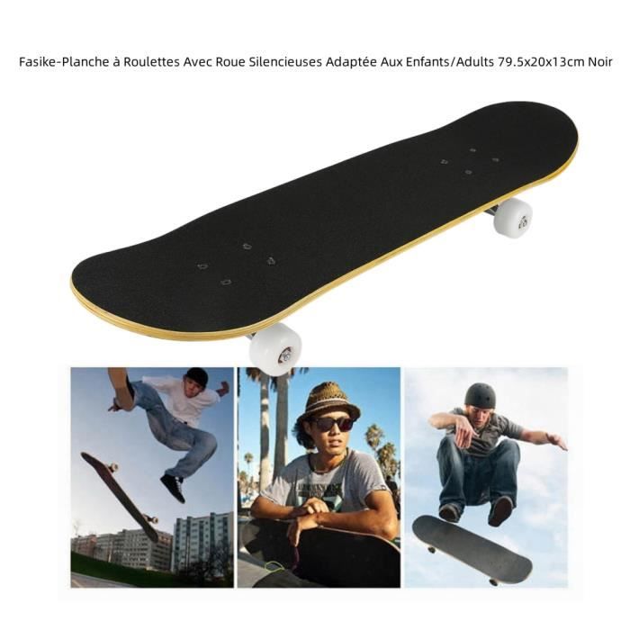 31'' Skateboard Enfant Adulte Planche à Roulettes Débutant Adolescents en  bois d'érable - Motif de la Tour Eiffel - Achat / Vente Skateboard adulte  31''avec - Cdiscount