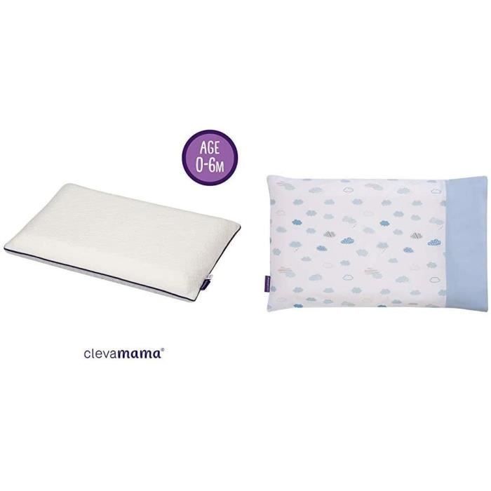 Oreiller Nouveau Ne Et Taie D Oreiller Bleu Achat Vente Oreiller Bebe Cdiscount