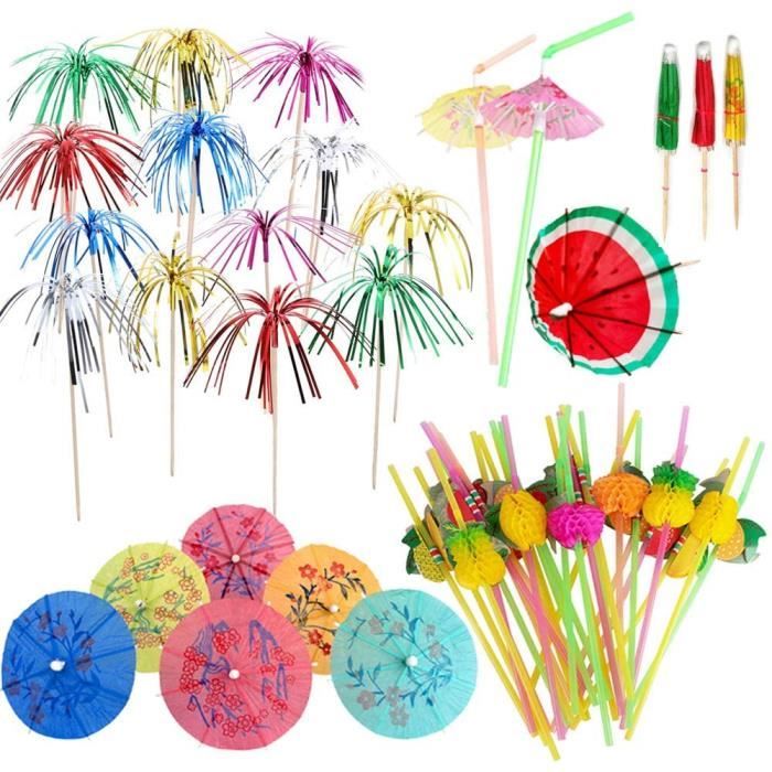 OUDQFCJ 50 Pièces Kit De Decoration Cocktail, Accessoire