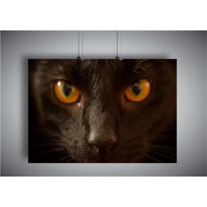 Poster Chat Noir Yeux Dore Eclatant Gros Plana3 42x29 7cm Cdiscount Poster Chat Noir Yeux Dore Eclatant Gros Plana3 42x29 7cm Cdiscount