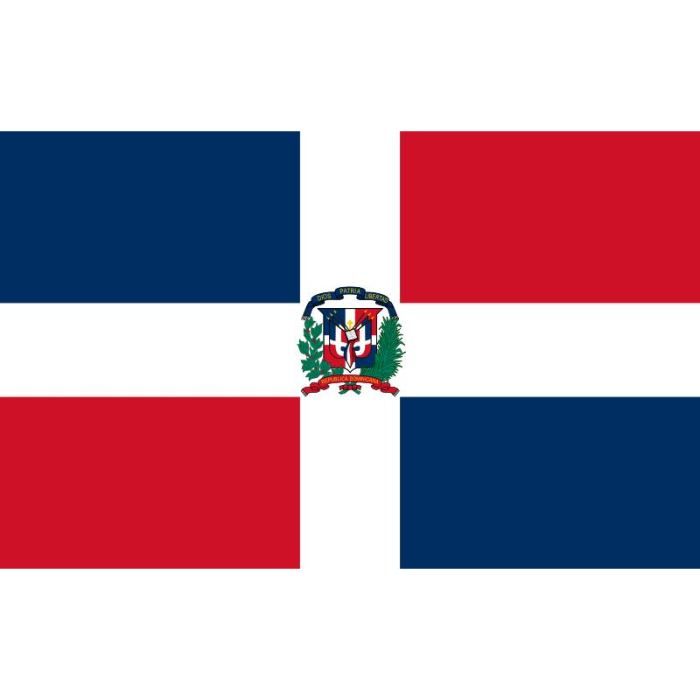 drapeau de la république dominicaine