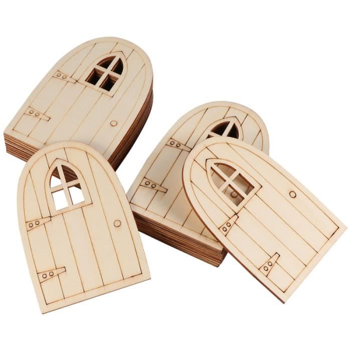 Porte De Fée Murale En Bois - Décoration Magique Pour Chambre, Bureau Ou Fête