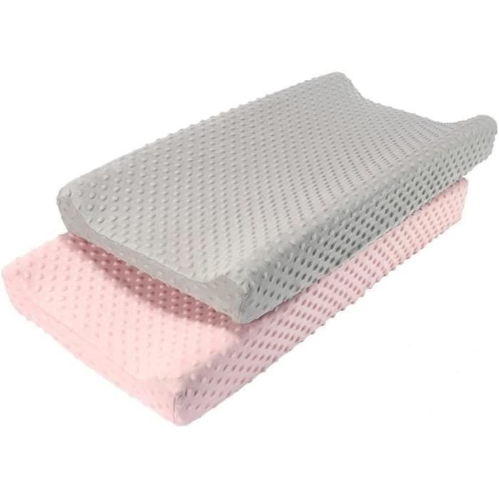 Lot De 6 Matelas à Langer Portables 30x60 Cm - Imperméables, Réutilisables, Doux En Fibre De Bambou