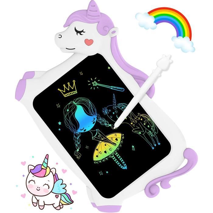 Licorne Jouet Enfant Fille Cadeau Tablette Dessin Enfant Jeux