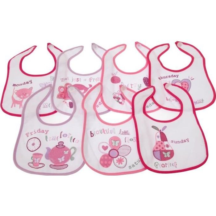 Bavoirs Imprimes 7 Jours De La Semaine Pour Bebe Lot De 7 Bebe Cdiscount Pret A Porter Bavoirs Imprimes 7 Jours De La Semaine Pour Bebe Lot De 7 Bebe Cdiscount Pret A Porter