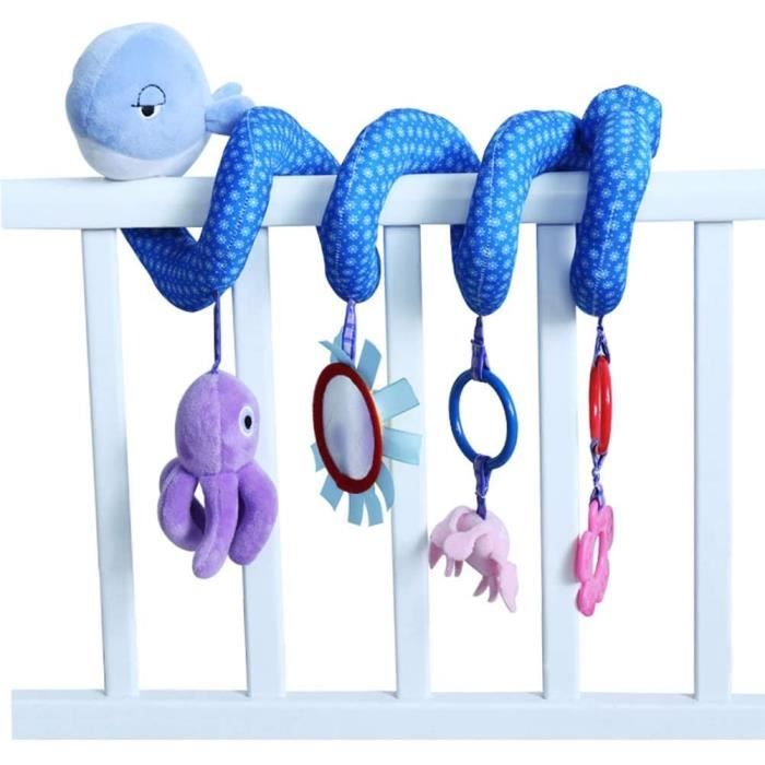 Mobile Spirale En Tissu Pour Bebe Multicolore Activite En Spirale Motif Requin Ocean Poussette Mobile Pour Fille Avec C680 Cdiscount Puericulture Eveil Bebe
