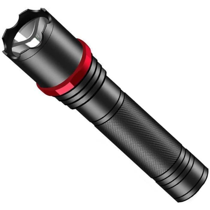 Mini Lanterne Et Lampe De Poche 2 En 1 Zoomable - 3 Modes, 60 Lumens, étanche, Avec Piles !