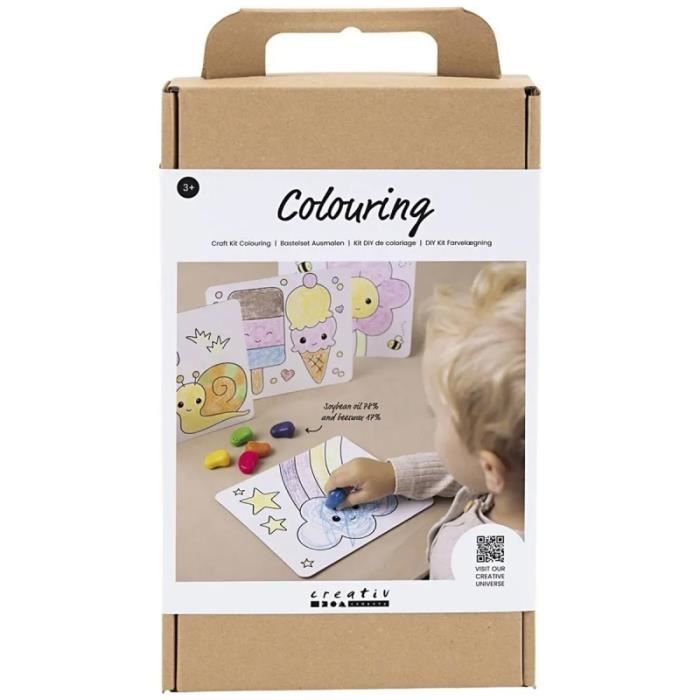 Kit 7 Livres De Coloriage Aquarelle Magique 12 Pages – Avec Pinceaux à Eau Réutilisables – Idéal Enfants 3+ Ans