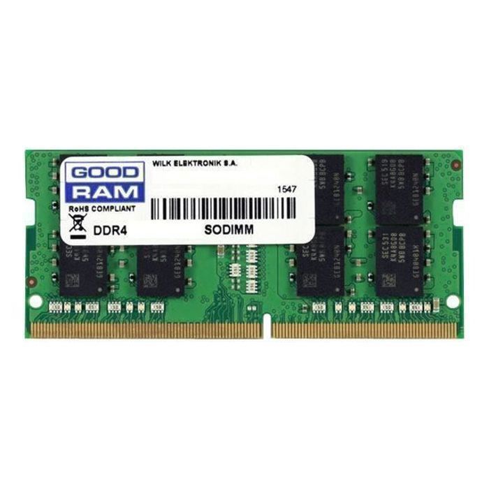Top achat Memoire PC GOODRAM DDR4 8 Go SO DIMM 260 broches 2400 MHz - PC4-19200 CL17 1.2 V mémoire sans tampon non ECC pas cher Achat Memoire PC GOODRAM DDR4 8 Go SO DIMM 260 broches 2400 MHz - PC4-19200 CL17 1.2 V mémoire sans tampon non ECC pas cher