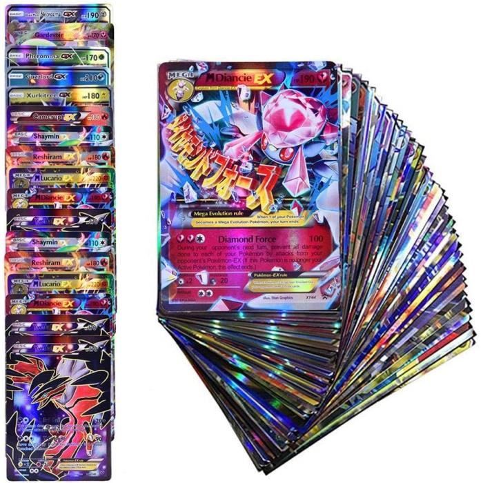 Lot 110 Cartes Animées Dorées – Pas De Doublons – Boîte Métal Plaqué Or, 8,8 X 6,3 Cm – Cadeau Collectionneur Enfant, Anniversaire, Noël