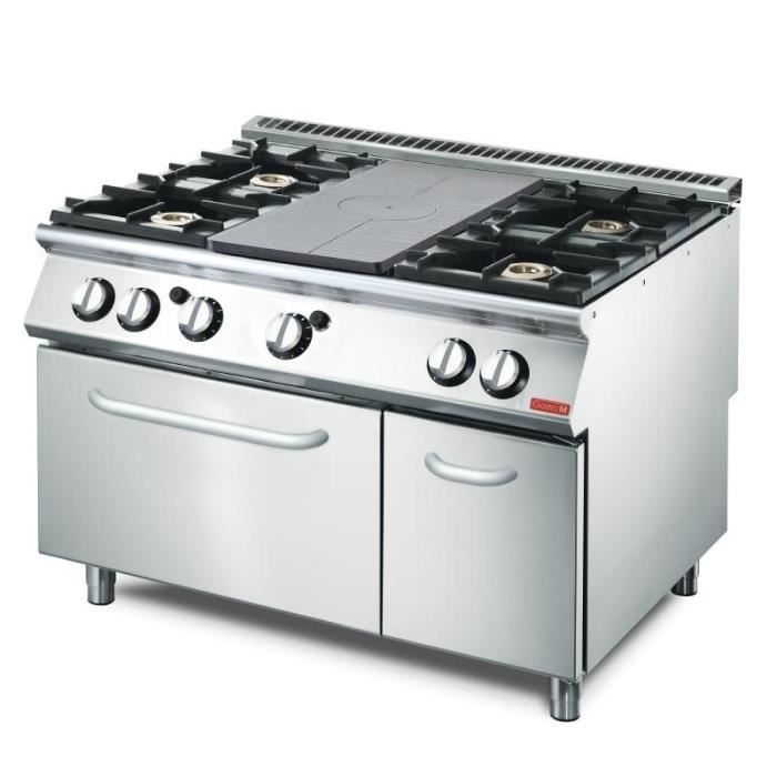 Piano 4 Feux Gaz Professionnel Equipementpro Cuisiniere Gaz Professionnelle Sur Four Gaz 6 Kw
