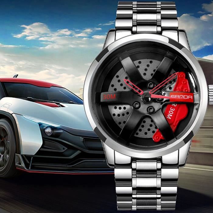 Montre homme sport automobile pas cher Clearance