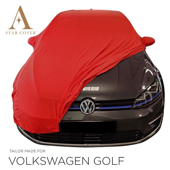  Bache Voiture Exterieur pour Volkswagen Golf 7 GTE Golf 7 R Golf  VII Bâche De Voiture Étanche,Housse De Voiture Respirante Protection  Intérieure Extérieure Tout Temps (Color : D, Size : with Cotton_
