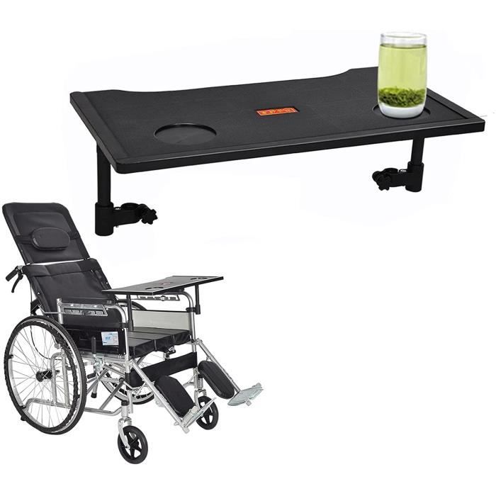 Plateau pour fauteuil roulant - Accessoires de table avec porte-gobelet - Plateau médical universel pour manger, lire et rep[43] Cdiscount Santé - Mieux vivre