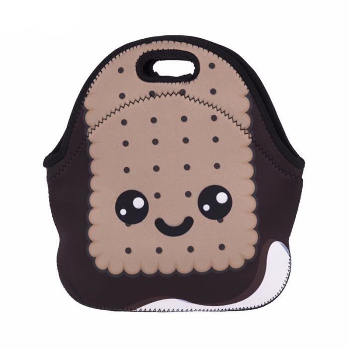 Sac Isotherme En Néoprène – Imprimé Softball – Jaune, Taille Moyenne, Zip