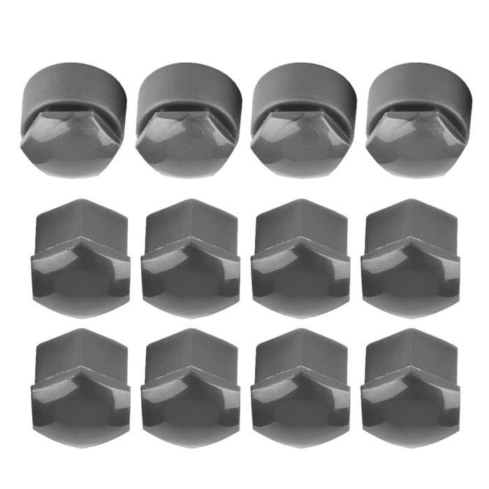 Qiilu Cache-écrou de roue 17mm 20 pcs 17mm Capuchons de Protection  Couvercle d'Écrou de Roue Voiture pour Audi Gris - Cdiscount Auto