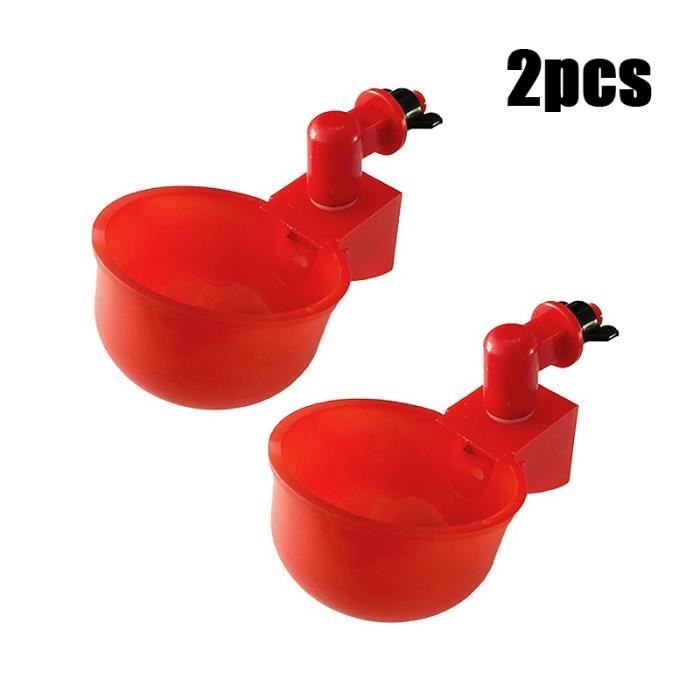 5 Abreuvoirs Automatiques Pour Poules - Avec Foret 10 Mm - Pour Volailles