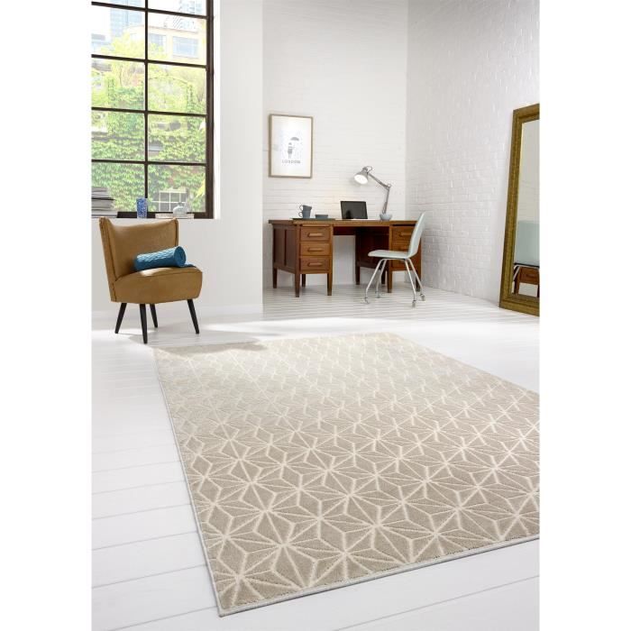Benuta Tapis Diamond Beige 200x290 cm Cdiscount Maison