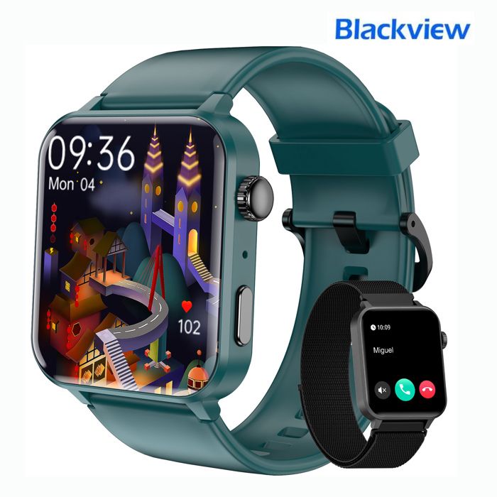 Où Trouver Montre Connectée Femme Homme SmartWatch De Fitness Blackview  R3PRO Tracker DActivit1.7 Pour Android IOS Samsung XIAOMI Iphone Rose Le  Moins Cher