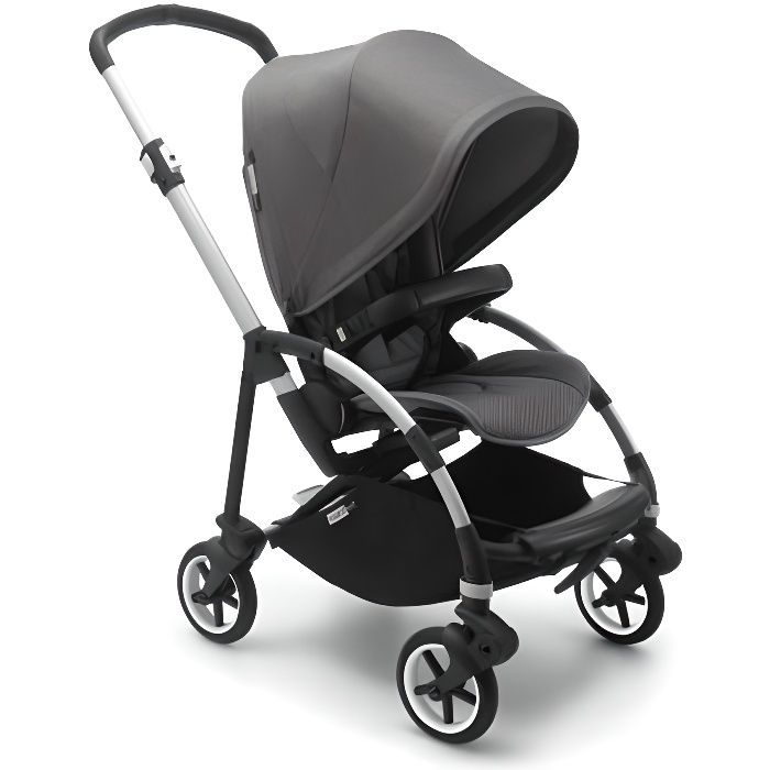 Poussette citadine Bugaboo Bee6 Gris Chine Cadre Alu 4 roues Habillage pluie inclus Cdiscount Puericulture Eveil bebe