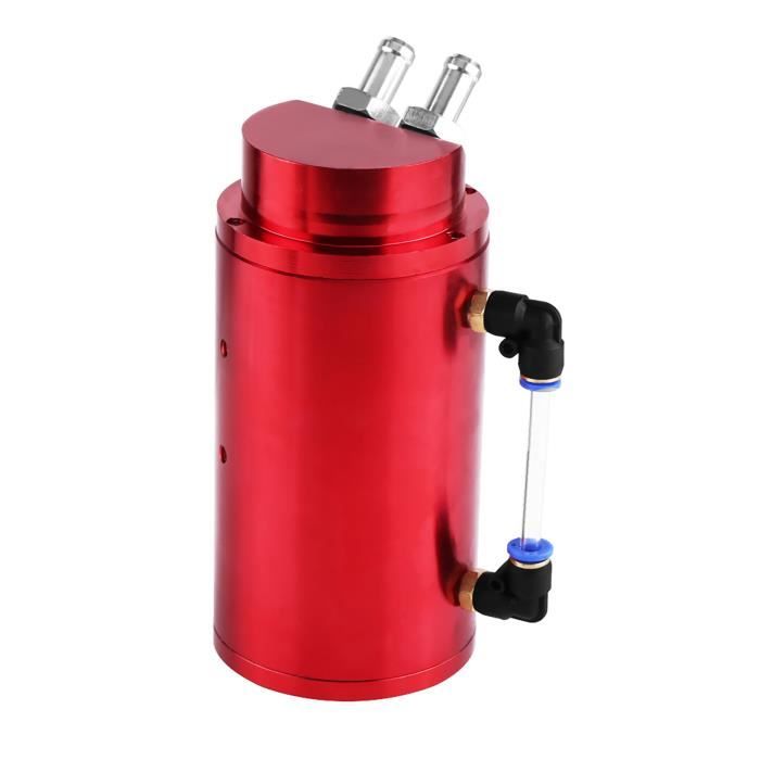 Aluminium Auto Réservoir Récupérateur d'huile Oil Catch Tank Can Universel FR