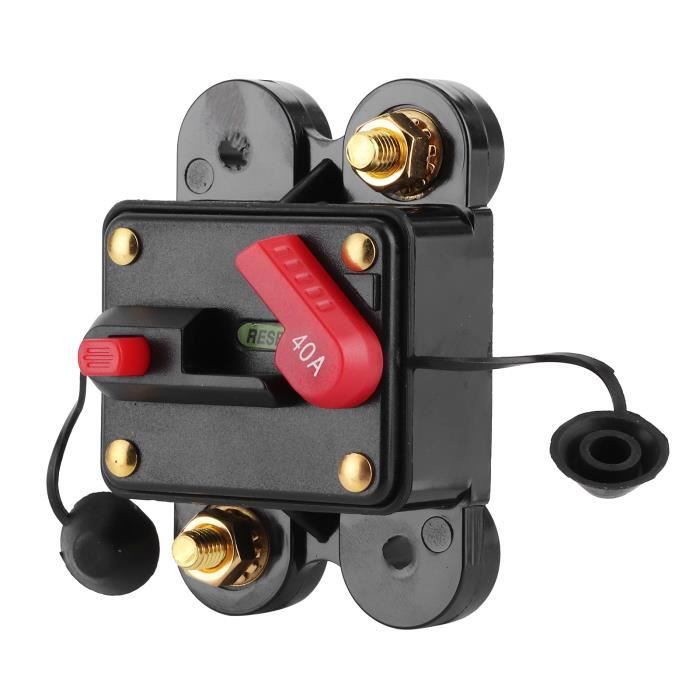 Disjoncteur Automatique Voiture / Bateau - 10A à 100A - 12V-48V - Neuf Sous Blister