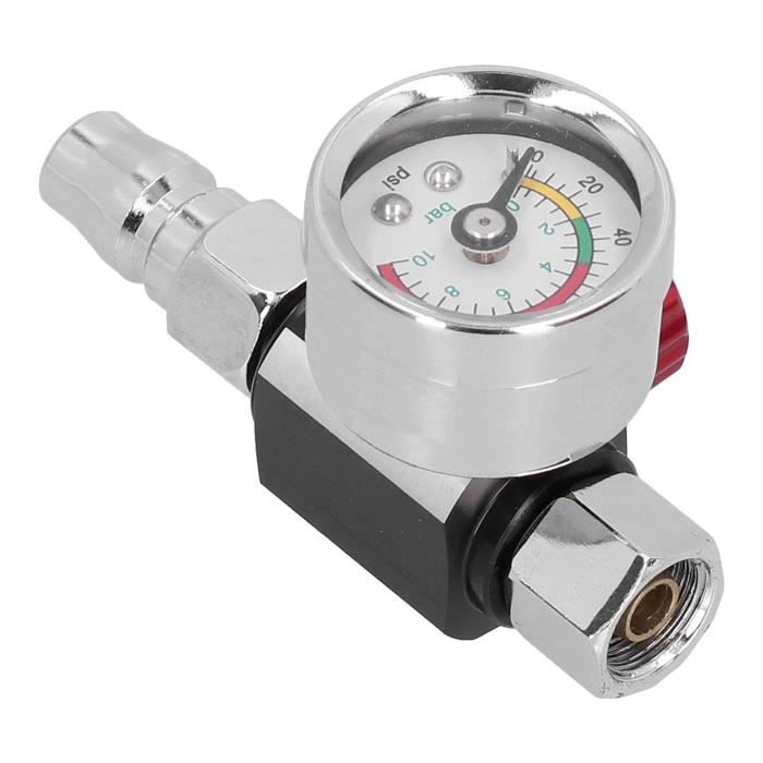 Régulateur De Pression D'air G1/4 – 140 Psi, Raccord 1/4, Pour Compresseurs Pneumatiques