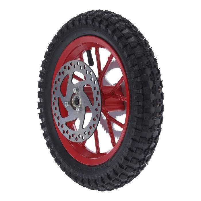 rouge Roue Arriere Dirt Bike Mini Pneu De Velo De Poche Antiderapant Cdiscount Auto
