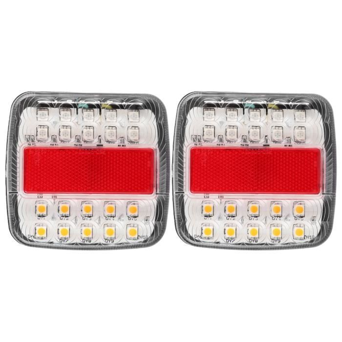 2 Feux Arrière 12V/24V Pour Fiat Ducato, Peugeot Boxer, Renault Master - 5 Fonctions