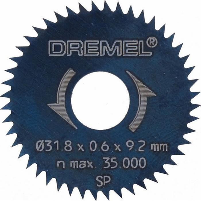 Lot de 2 lames à Découper - DREMEL - 546 - Diamètre 31,8mm - Pour Mini Scie circulaire 670