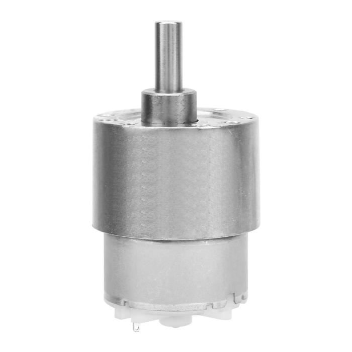 Moteur à Courant Continu 12V 10W 5 Tr/min - Réducteur Engrenages - Neuf