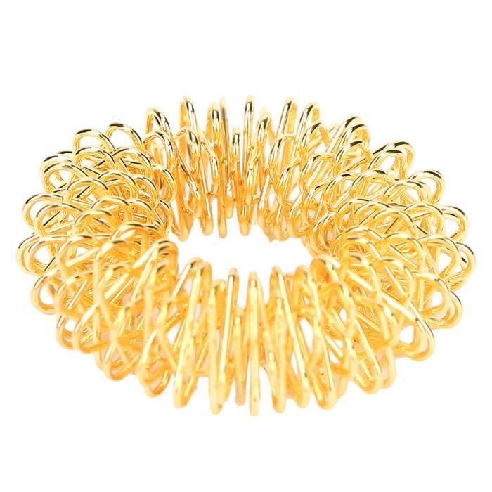 Bague Anti-stress Pliable 4 Doigts En Acier Inoxydable - Lot De 3 Pour Anxiété Et Concentration (23 Mm)