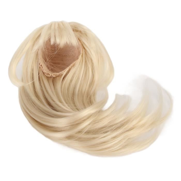 PERRUQUE de poupée Cheveux naturels - 31.5 cm - Doll wig 12