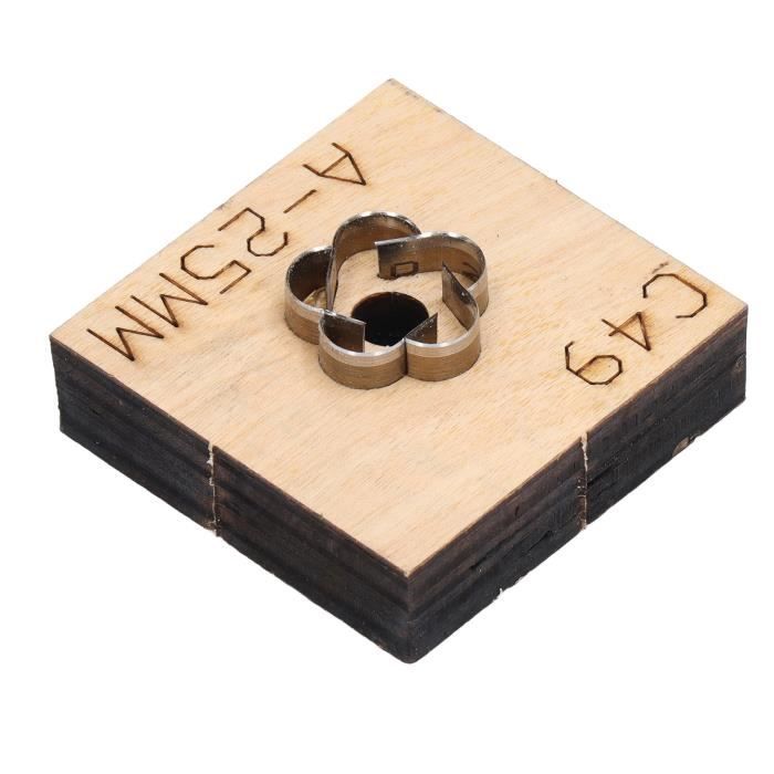 SUPERDANT Matrices De Découpe Cuir Pour Bracelets Chaîne Ronde – Outil Artisanat Précis Et Rapide Pour Cuir Véritable Ou Synthétique