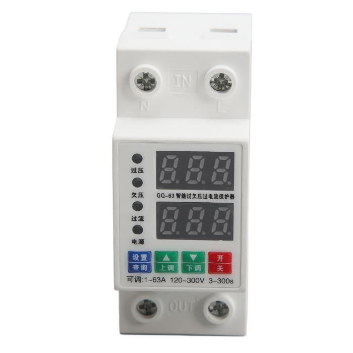 Relais Sélecteur De Phase Triphasé 3P+N 100A - Protection Sur/sous-tension, Montage Rail DIN