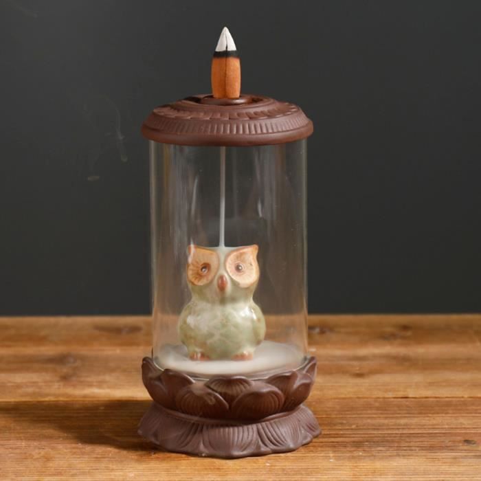 Brûleur D’encens Tête De Mort à Reflux – Résine, 4,6 X 6,8 X 6 Cm, Avec Cône D’encens Inclus