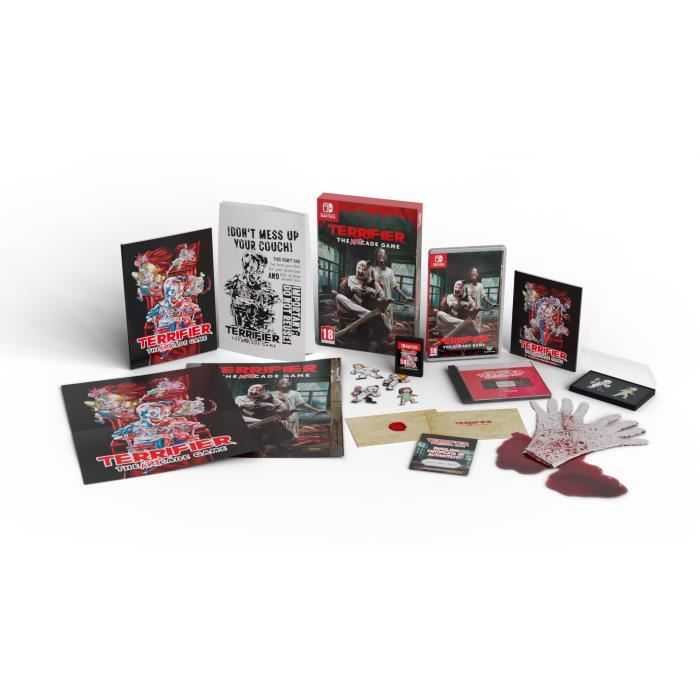 Jeu vidéo - JUST FOR GAMES - Terrifier The ARTcade Game - Édition Collector - Nintendo Switch - Multijoueur jusquà 4 joueurs