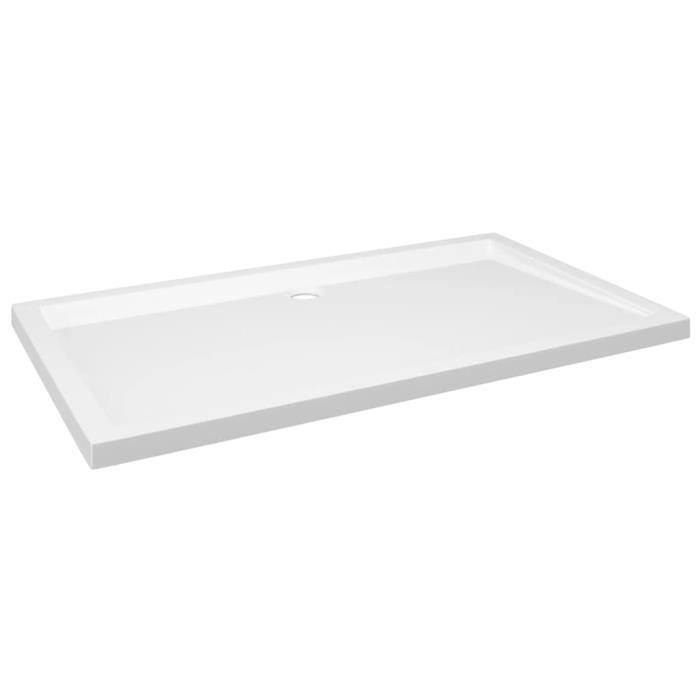 Receveur de douche rectangulaire ABS Blanc 70x120 cm-XIO